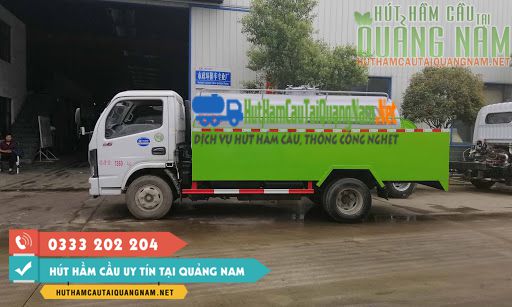 Phương tiện sử dụng thi công hút hầm cầu tại Tam Kỳ được đầu tư kỹ lưỡng