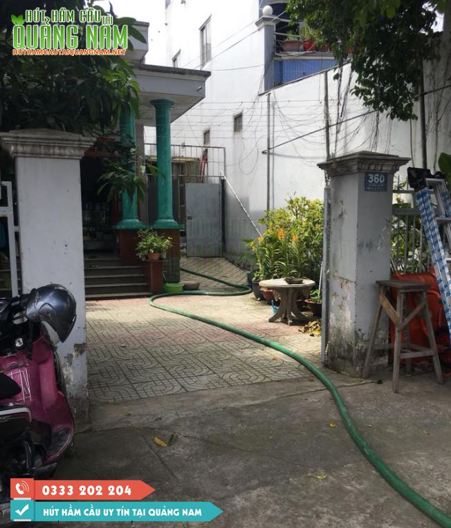 Dịch vụ hút hầm cầu của Công ty Môi trường Nam Quang