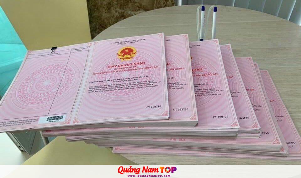 Điều kiện làm sổ đỏ tại Quảng Nam với trường hợp có giấy tờ sử dụng đất